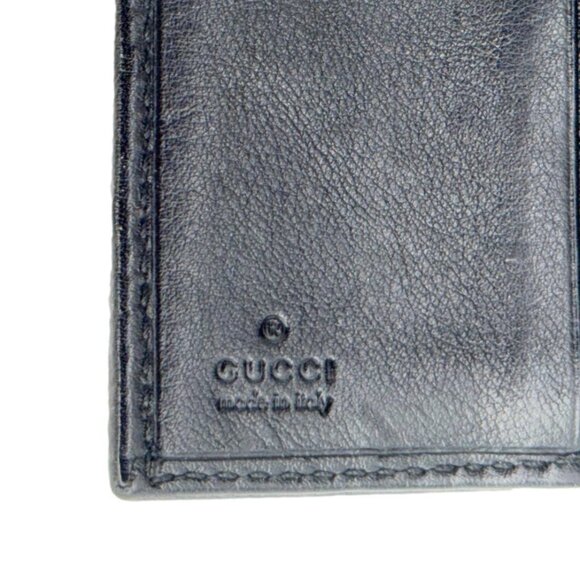 Gucci  Bifold Vintage GG Canvas Wallet Black 184597 - Picture 13 of 14